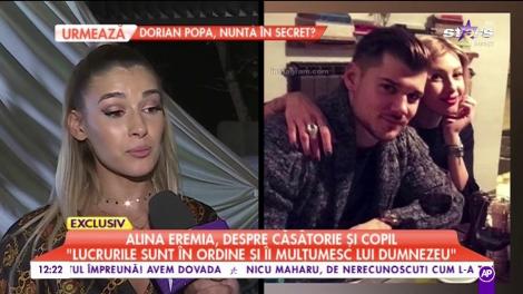 Alina Eremia, despre căsătoie și copil: ”Mă bucur că mi-am găsit echilibrul atât pe plan personal, cât și pe cel profesional”