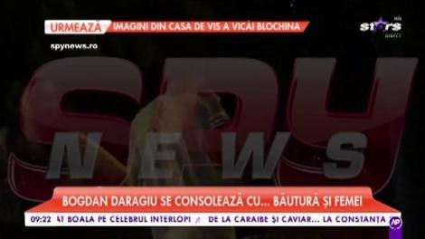 Cine este bruneta care îi alină durerea lui Bogdan Daragiu, în miez de noapte