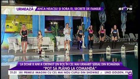 Maria Nicole, mica actriță din "Fructul Oprit", cântă piesa "Mii de culori"