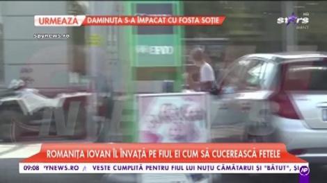 Romaniţa Iovan îl învață pe fiul ei cum să cucerească fetele
