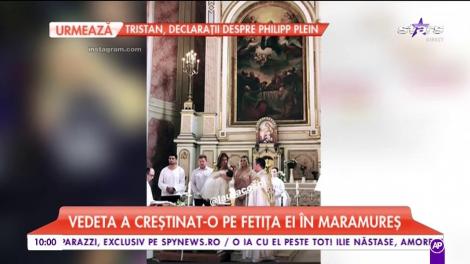 Laura Cosoi, botez atipic pentru micuța Rita