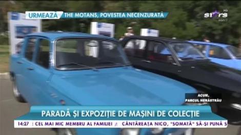 Paradă și expoziție de mașini de colecție, în Parcul Herăstrău