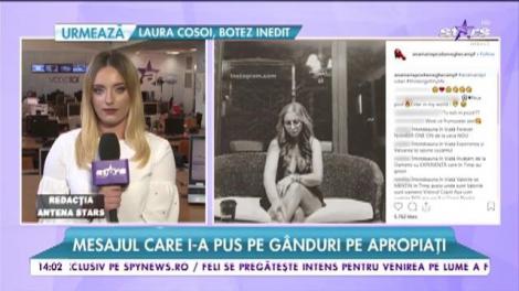 Anamaria Prodan a decis să își pună ordine în viață. Mesajul ei i-a pus pe gânduri pe apropiați