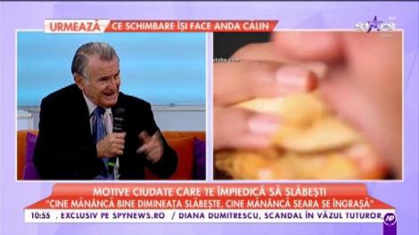 Motivele ciudate care te împiedică să slăbeşti: ”Între mese sunt necesare cinci ore de pauză”