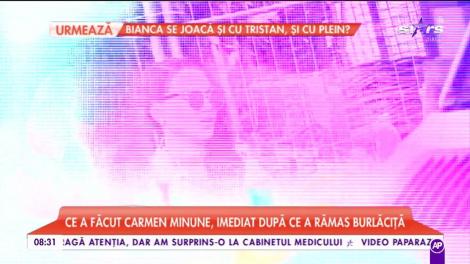Despărțirea de Bogdan Daragiu nu pare să o afecteze pe Carmen Minune
