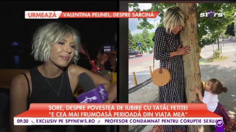 Sore, despre povestea de iubire cu tatăl fetiței sale