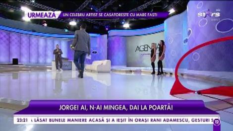 Jorge, ai, n-ai mingea dai la poartă! Celebrul artist este provocat în direct de agenţii VIP!