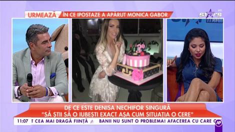 De ce este Denisa Nechifor singură: ”Pentru femeia ta, să fii bărbat”