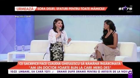 Sacrificiile pe care le face Claudia Ghișulescu pentru a rămâne însărcinată