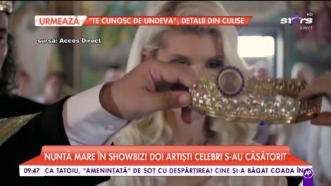 Nuntă mare în showbiz! Diana Mtei și Marian Cleante ș-au căsătorit