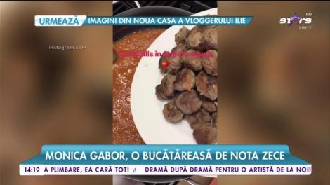 Monica Gabor, o bucătăreasă de nota zece. I-a pregătit lui Mr. Pink chifteluțe românești