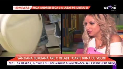 Sânziana Buruiană este o altă femeie de când e la casa ei