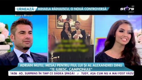 Adrian Mutu, mesaj pentru fiul lui și al Alexandrei Dinu: ”Te iubesc, campionule”