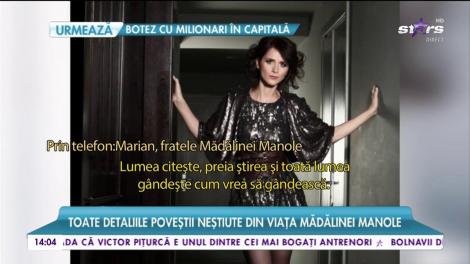 Cel mai mare secret al Mădălinei Manole a ieşit la iveală! El este bărbatul pentru care artista a fost în scandal cu părinţii ei