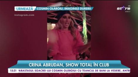 Crina Abrudan a făcut un show de zile mari într-un club de pe litoralul românesc