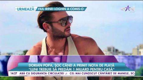Cât trebuie să plătească Dorian Popa pentru vila pe care și-o construiește
