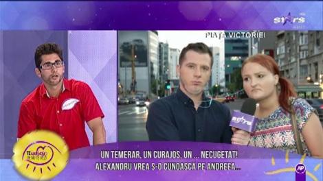 Alexandru, poveste de dragoste cu peripeții: "Vreau s-o cunosc pe Andreea"