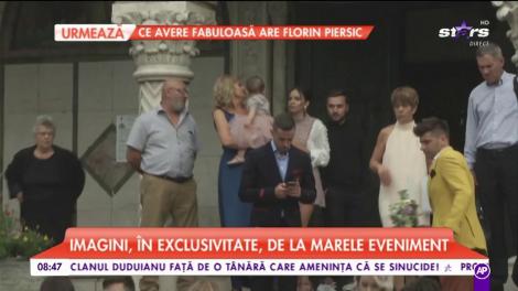 Alexandru Chipciu şi-a botezat fetiţa. Imagini în exclusivitate de la marele eveniment