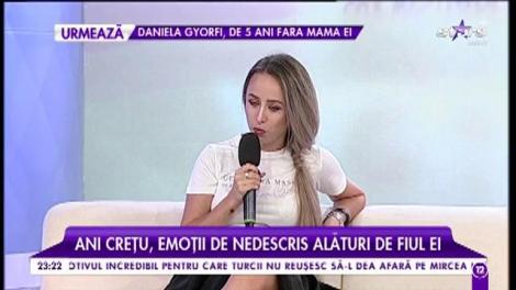 Ani Creţu, actriță, mamă-eroină și femeie de succes: "La grădiniță, fiului meu i se gătește separat, după rețeta mea"