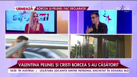 BREAKING NEWS: Primele imagini cu Valentina Pelinel și Cristi Borcea la starea civilă!