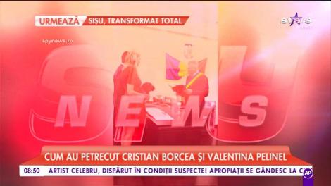 Valentina Pelinel și Cristi Borcea, petrecere discretă după cununia civilă