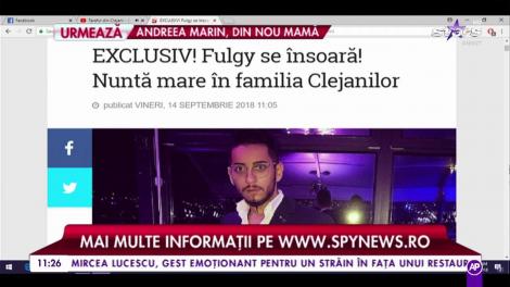 Nuntă mare în familia Clejanilor. Fulgy se însoară!