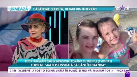 Lorelai, fetiţa care a impresionat intreaga Românie cu talentul ei: "În vacanță am înotat și m-am dat în roller coaster"