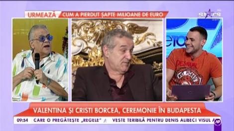 Gigi Becali, despre nunta lui Cristi Borcea cu Valentina: „Peste un an sau doi să nu mai faci asta”