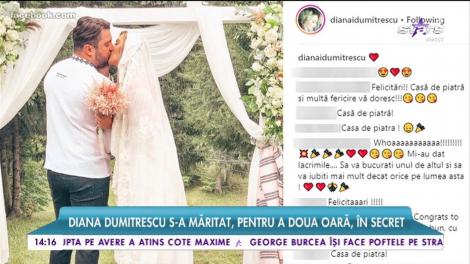 Diana Dumitrescu s-a măritat pentru a doua oară, în mare secret!
