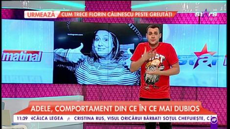 Adele, comportament din ce în ce mai dubios
