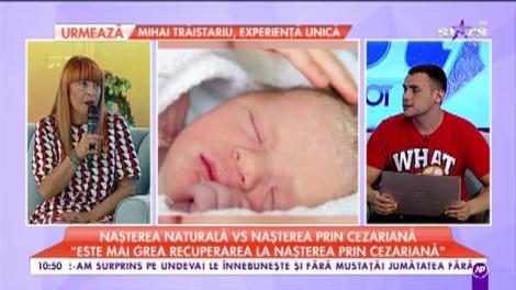 Nașterea naturală versus nașterea prin cezariană. Care sunt avantajele și riscurile