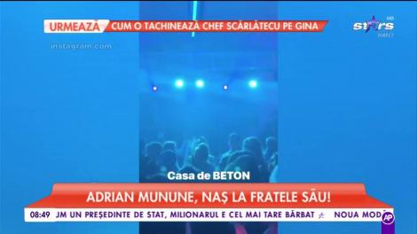 Adrian Minune, naș la fratele său