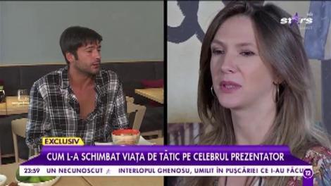 Radu Vâlcan, cel mai sincer interviu! Cum l-a schimbat viaţa de tătic pe celebrul prezentator