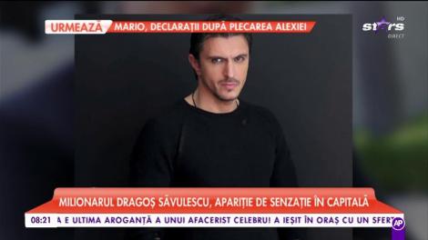 Milionarul Dragoş Săvulescu, apariție de senzație în Capitală