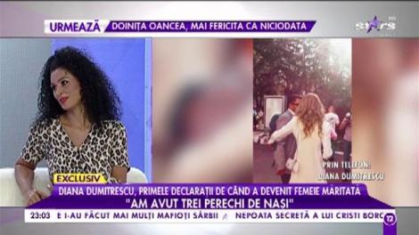 Diana Dumitrescu, primele declaraţii de când a devenit femeie măritată! "Nunta a fost pe repede înainte"