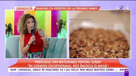 Carmen Brumă, despre pericolul din batoanele de slăbit: ”În condiții excepționale pot înlocui o masă”