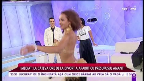 Femeia care te ameţeşte cu mişcările ei! "Regina Belly Dance-ului", în platoul de la Agenţia VIP!