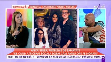 Anca Serea, probleme de sănătate: „Îmi asum totul, am o anemie severă”