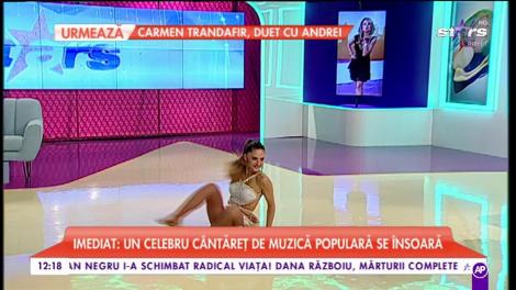 Andreea, dans spectaculos în platoul matinalilor