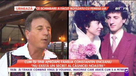 Cum își ține aproape familia Constantin Enceanu: „Am 35 de ani de căsătorie cu soția mea”