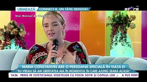 Maria Constantin are o persoană specială în viața ei: „Pe plan sentimental sunt foarte bine”