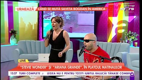 Carmen Trandafir și Andrei Ștefănescu cântă live, la Star Matinal