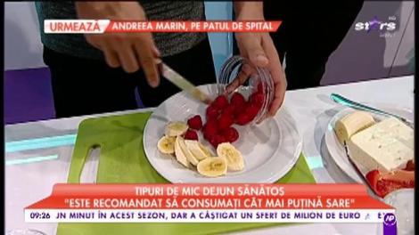 Tipuri de mic dejun sănătos