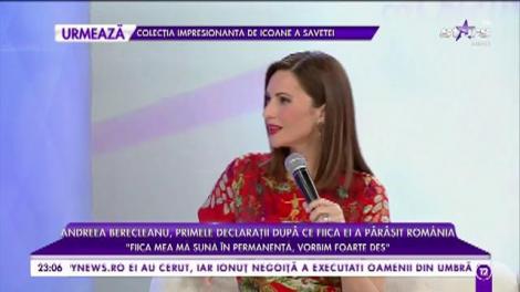 Andreea Berecleanu vorbește pentru prima oară despre plecarea fiicei ei din România: ”Am hotărât ca Eva să facă ultimii doi ani de liceu în Anglia”