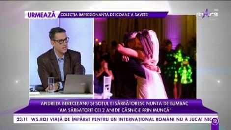 Andreea Berecleanu și soțul ei, nuntă de bumbac: ”Fiica lui Constantin este ca și sora mea mai mică”