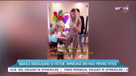 Bianca Drăguşanu şi Victor Slav, din nou împreună pentru fetiţa lor. Ce spune blonda despre fostul soţ