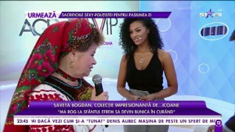 Saveta Bogdan, colecţie impresionantă de icoane: ”Am peste 70 acasă”