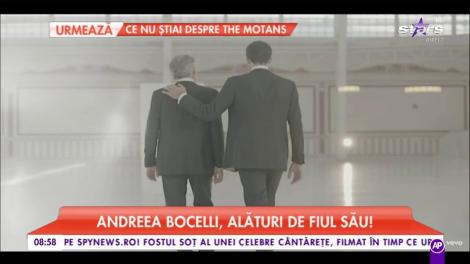 Duet de senzaţie! Andreea Bocelli cântă alături de fiul său