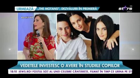 Vedetele investesc o avere în studiile copiilor