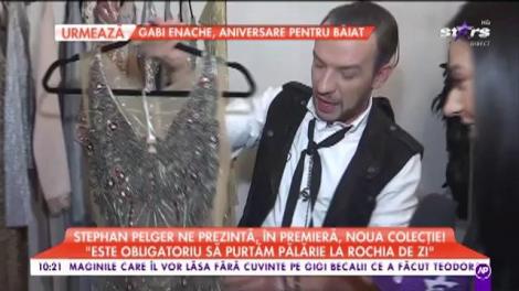 Stephan Pelger a prezentat la Star Matinal, în premieră, noua sa colecţie vestimentară!